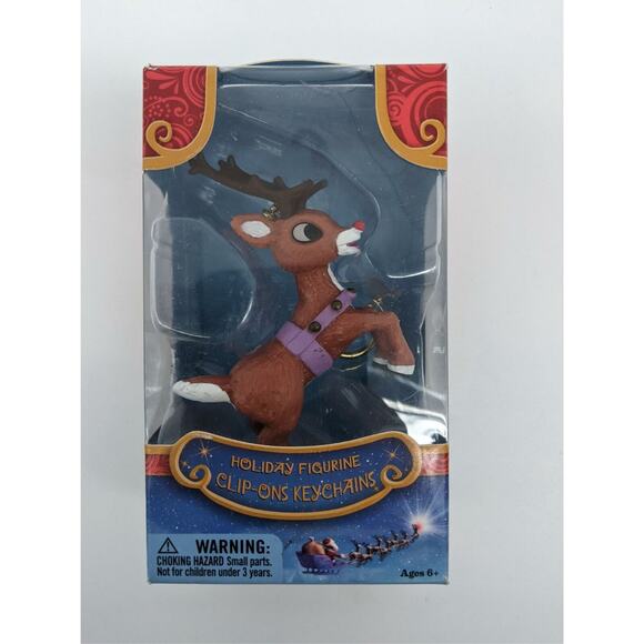 Rudolph the Red Nose Reindeer Holiday Clip On by Forever Fun - Picture 1 of 2